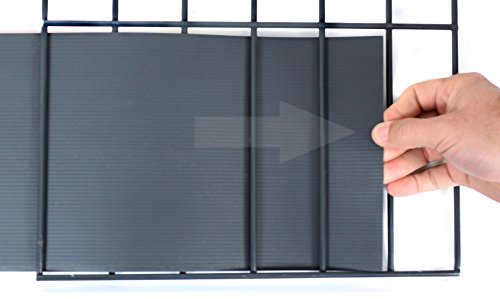 10 Stück, RAL 7016 ANTHRAZIT PREMIUM Sichtschutzstreifen, Maße: 2550x190x1,1 mm, Sichtschutz Windschutz Zaunblende Hart PVC Streifen zum Einflechten Kunststoff Doppelstabmatten Zaun Zäune Stahlgitterzäune Sichtschutz Streifen MADE IN GERMANY von Gartenwelt Riegelsberger - 3