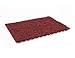 Produktbild Premium Kunstrasen Rasenteppich GREEN mit Noppen in Meterware - Rot, 2,00m x 22,50m , Vlies-Kunstrasen mit Drainagenoppen , Robust , Pflegeleicht & Strapazierfähig & weiche Vlies-Oberfläche | Kunstrasenteppich