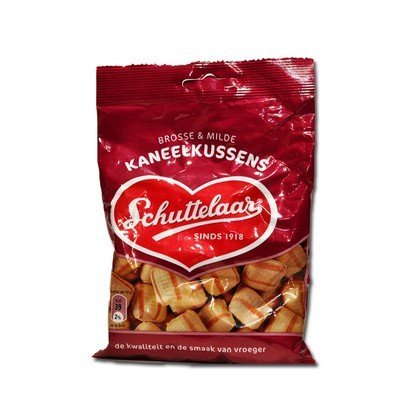 Preisvergleich Produktbild Schuttelaar Kaneel Kussentjes - Alt Holländische Zimt Bonbons - 155g