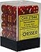 Produktbild Chessex Dice d6 Sets: Vortex Red with Yellow - 12mm Six Sided Die (36) Block of Dice