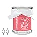 Produktbild JuwelKerze "Lieblingsmensch - Kerze im Glas mit Schmuck - Grosse rote Duftkerze mit Überraschung als Geschenk für Sie (Silber Ohrringe, Brenndauer: 60 Stunden)