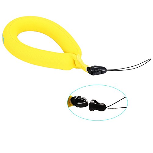 Luxebell® Wasserdichte Kamera Float Handschlaufe Armtrageschlaufe Schwimm-Armschlaufe für Ihre Unterwasserkamera Iphone Gopro VTech Kidizoom Action Cam Handy Marine-Fernglas Camcorder (2 Stück) (Yellow) - 6