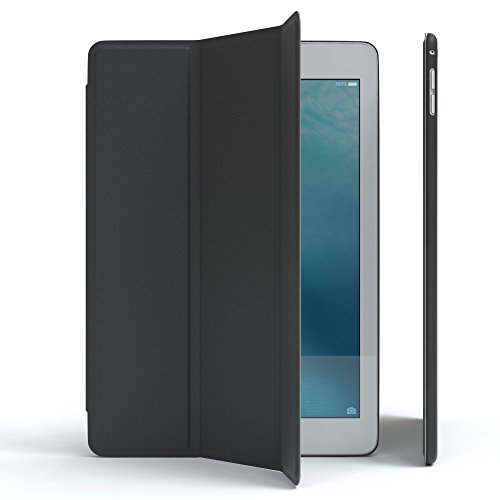 Apple iPad Pro 12,9 (Zoll) Hülle, EAZY CASE Smart Case Premium Schutzhülle, Ultra dünnes Smart Cover mit Stand-Funktion & Displayschutz, Ultra Slim Cover in Schwarz