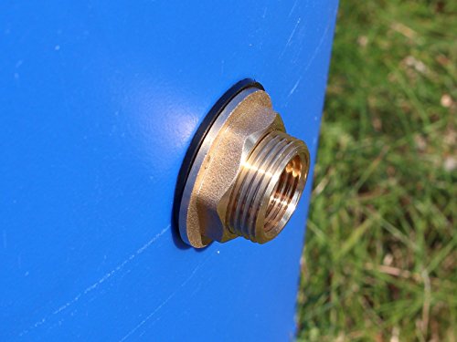 tecuro Regentonnenverschraubung Faßverschraubung Messing mit 1/2″ Aufnahme für Zapfhahn - 5
