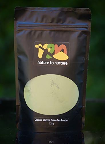 Organic Matcha Green Tea Powder 125g - Organically certified, powerful antioxidant - Go Natural, Go Organic, Go Powder -by N2N