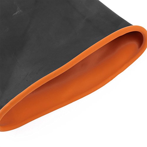 Paar 36,8 cm Länge Anti Säure Industrie chemikalienbeständig Gummi Handschuhe - 4