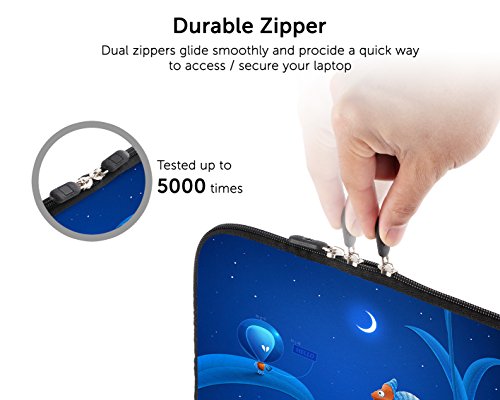 Sidorenko Laptop Tasche f  r 15 - 15 6 Zoll   Universal Notebooktasche Schutzh  lle   Laptoptasche aus Neopren  PC Computer H  lle Sleeve Case Etui  B