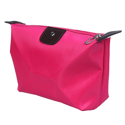 Accmart(TM) Multifunction Women Travel Make up Cosmetic Pouch Bag with Zipper Design Rosy
