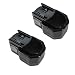 Produktbild 2x Hochleistungs Ni-MH Akku, 14,4V / 3300mAh ersetzt AEG B14.4 BF14.4 BX14.4 BX14.4 BXS14.4 BXL14.4 MX14.4 MXS14.4 Milwaukee 48-11-1000 48-11-1000 48-11-1014 48-11-1024