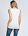 CRAVOG Blouse Vest Women Sleeveless Tank Tops Shirt Camisole Stretch Ladies Draped FR