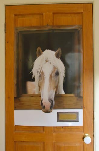 Horse Poster in Stable, Boy or Girl's Bedroom Decor, Door Poster, Horse Head, Stable Door, Wall Poster, Horse Picture, Horse Photograph