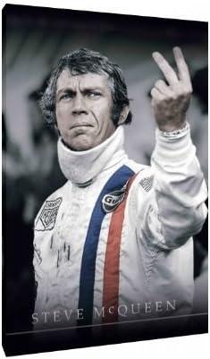 Fine Art UK Steve McQueen 30x20 Inch Canvas Movie Framed Picture Print