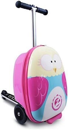 Flyte NEW Olivia The Owl Midi Case Scooter Easily Folds Out From A Travel Case