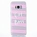 Produktbild Samsung Galaxy S8 Plus S8+ Hülle, Chreey [Weiß Serie] Full Body Cover Bumper Case Weich TPU Silikon Handyhülle Kratzfeste Anti-Rutsch Matt Schutzhülle Backcover Tasche [Rosa Streifen]