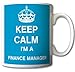 Produktbild Keep Calm I'm A Finanz-Manager Kaffeebecher, Retro-Design, Geschenkidee