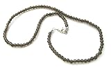 rauchquarz kette lang Bestätigung der Echtheit und Unverfälschtheit des Steines mit beiliegendem Zertifikat
