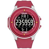 Anyeda Kinder Digital Uhren Jugendliche Military Armbanduhren mit Alarm Timer Stoßfest Damenuhren Wasserdicht Armbanduhr Damen Vintage