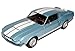 Produktbild Ford Shelby Mustang GT500 1967 Blau mit Weissen Streifen 72907 1/18 AutoArt Modell Auto