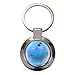 Produktbild Blau Bowling Ball Design geschoben Circular Schlüsselanhänger