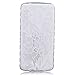 Price comparison product image For LG K7 Case, LG K8 Case [With Tempered Glass Screen Protector],idatog(TM) Soft Silicone Bumper Ultra Thin Slim Flexible Cover Case ,High Quality TPU with Colorful Cute Printed Pattern Fashion Design Protective Back Rubber Case Cover Shell Perfect Fitted For LG K7/K8 (White rose)