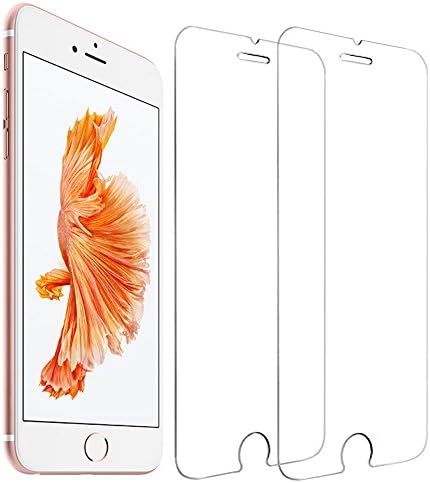 CIMOXI iPhone 7 iPhone 8 Screen Protectors, [2-Pack] Screen Protector Tempered Glass [9H Hardness][Anti-Fingerprint][Bubble Free] Clear Film for Apple iPhone 7/8