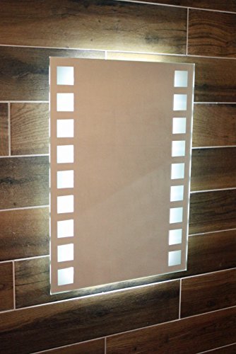 LED Badspiegel 50 x 70 cm Spiegel mit Beleuchtung Bad Spiegel – 667978-1-W57 – warm – weiß - 3