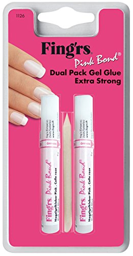 Fing'rs Doppelgelkleber pink Bond, 1er Pack (1 x 2 Stück)