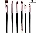 Fashion Base® 6pcs Coffee Eye Makeup Eyebrow/Eyeshadow/Eyeliner/Blending/Sponge/Crease/Flat Brush Set
