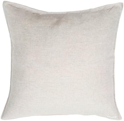 Loomstead Euro Sham, White,Natural, Heather Charcoal, Heather Navy, European