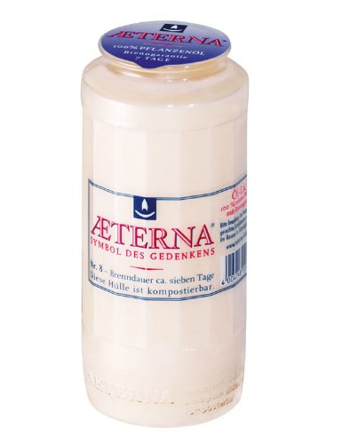 20er Pack Aeterna Grablichter Nr.8, weiß