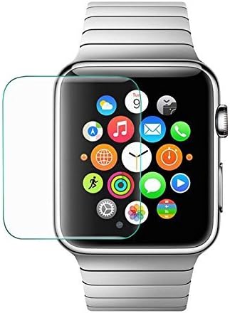 Premium Watch Screen Protector, Aohro Ultra Clear 9H HD Anti-Scratch Tempered Glass Screen Protector, Soft Plastic Protective Film For Smart Apple iWatch Watch (42mm)