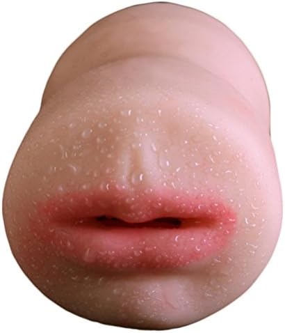 WSK Male masturbation toys pink lips mouth deep throat to give you the most real pleasure, A