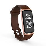Lemumu Durch die 21 Männer der Frau Bluetooth Schickes Armband/Smar twatch/Sport Schrittzähler für Ios Android Telefon, Grau