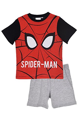 Spiderman - Pijama dos piezas - para niño gris 3 Años