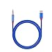 Price comparison product image Sansee 1M USB Type C To 3.5mm Car AUX Cable T2 For Google Pixel/XL Leeco Le Max 2/Pro 3/Bolt Google Pixel (Blue)