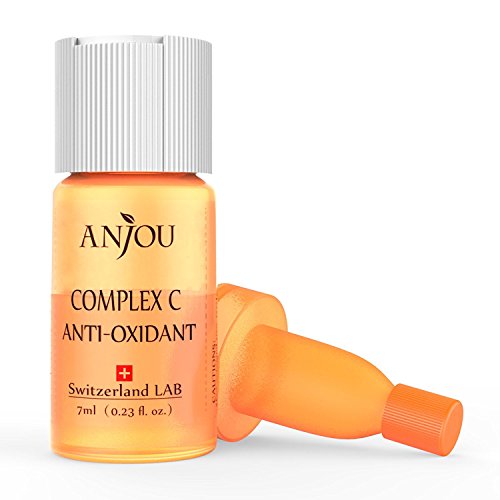 Anjou Schweizer Vitamin C Serum für das Gesicht - Organische Antialterung & Antifalten Treatment, wöchentliche Anwendung - 7ml