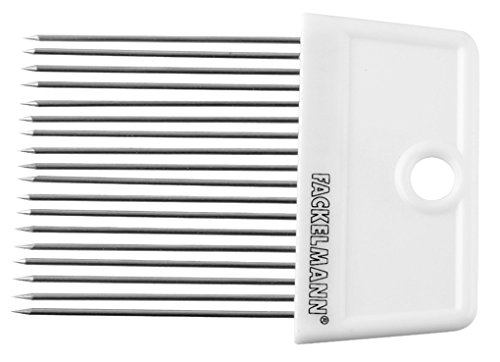 Fackelmann 48391 Zwiebelhalter, 9 x 7 cm, Inox