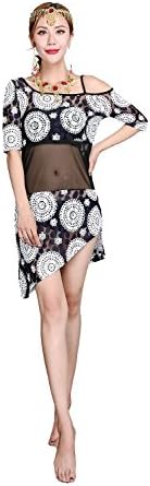 Pipigarden Women's Fashion Sexy Latin Dance Belly Dance Dress Sports Yoga Top Spring/Summer New