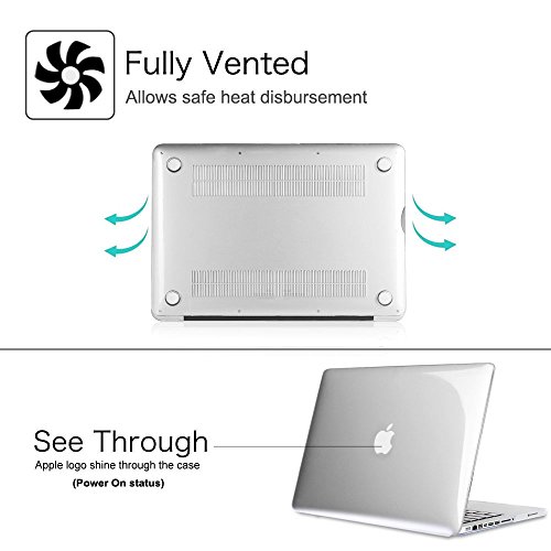 Fintie MacBook Pro 13  Non-Retina  H  lle - Ultrad  nne Plastik Hartschale Schutzh  lle Snap Case f  r Apple MacBook Pro 13 3  WITH CD-ROM Drive  A127
