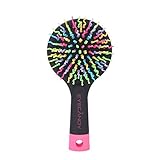 Anself Rainbow Volume S Brush Hair Curl Magic Accessory Perm Wave Straight Beauty Comb Hair Comb with Mirror