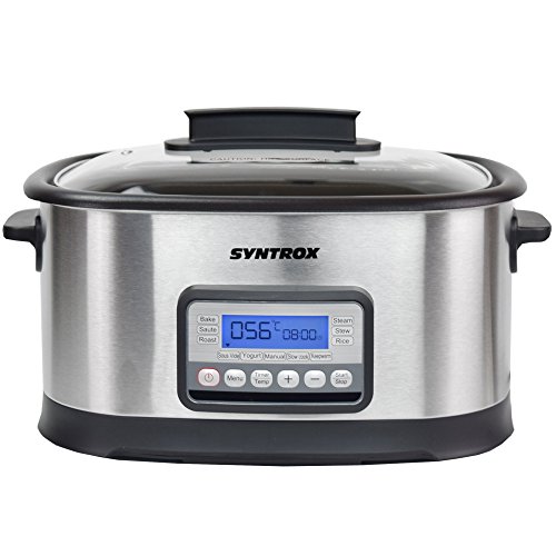 Syntrox Germany 16 in 1 Sous Vide Kocher, Multikocher, Niedrigtemperaturgarer , Vakuumgarer, Slow Cooker Langsamgarer, Schongarer der Premiumklasse - 3