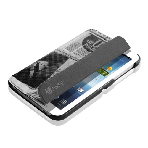 Fintie Samsung Galaxy Tab 3 7.0 (7 Zoll) SM-T210 SM-T211 Hülle Case – Ultra Slim Schutzhülle Tasche Etui mit Standfunktion (Nicht kompatibel mit der Tab 3 7.0 Lite), Zeitung - 8