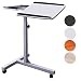Produktbild SixBros. Laptoptisch Projektionstisch Weiß - LT-001A/2084 - MDF Weiß - Gestell Metall Weiß