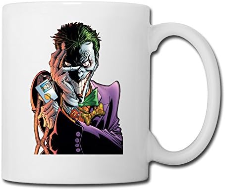 HFYEN Classic White Coffee Mug Comic Joker Logo Cup