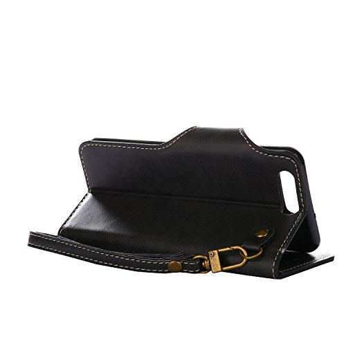 Huawei P10 HÃ¼lle,Huawei P10 SchutzhÃ¼lle, Alfort Retro Design Dual Use Flip HÃ¼lle Cover Schale Book Type PU Leder + PC HÃ¼lle Innere Magnetverschluss Flip Case Wallet Case fÃ¼r Huawei P10 5.1