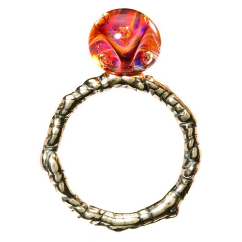 Trollbeads Damen-Ring Das Auge der Aphrodite 925 Sterling Silber Gr. 54 (17.2) R6105-54