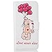 Produktbild Nancen Apple iPhone 6 / 6S (4,7 Zoll) Handyhülle Ledertasche Gemalt Erleichterung Prägung Relief Kleine Frische Teddy Bär Muster Bookstyle PU Leder Hülle Flip Cover Etui mit Standfunktion Magnetverschluss Brieftasche / Wallet und Card Slot Case Handy Schutzhülle