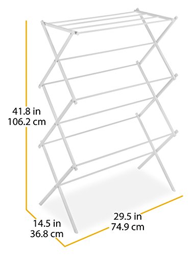 Whitmor 6023-741 Klappbarer Wäscheständer, Weiß, Rostfrei-Garantie, Premium-Qualität - 5