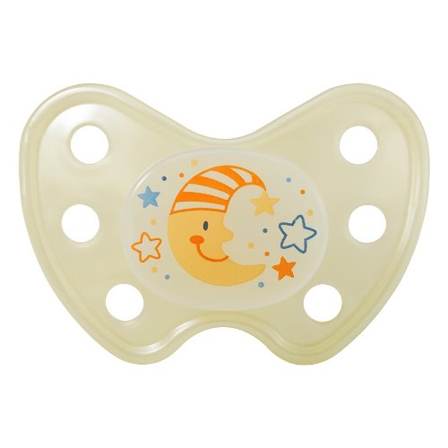 Baby Nova SILIKON Schnuller Dentistar Night, leuchtet im dunkeln, Gr.1 bis zum erstem Zahn, Leuchtschnuller - 5