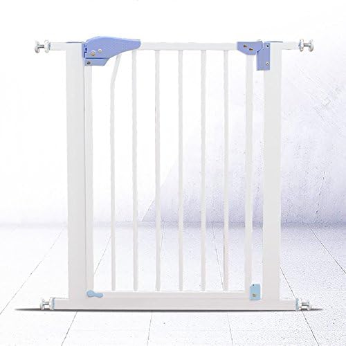 WSSF- Two Way Auto-Close Gate Fences Security Door Guardrail Baby Stair Safety Gate Pet Dog Fence Rod Isolation Door Bar Free Standing Indoor Toddler Play Area Playpen
